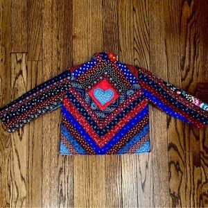 Toddler 2T Handmade Colorful Patchwork Quilted Jacket
